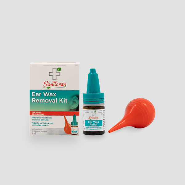 Similasan Ear Wax Removal Kit with Ear Drops & Bulb Syringe, Temporary Ear  Relief, 0.33 fl oz 