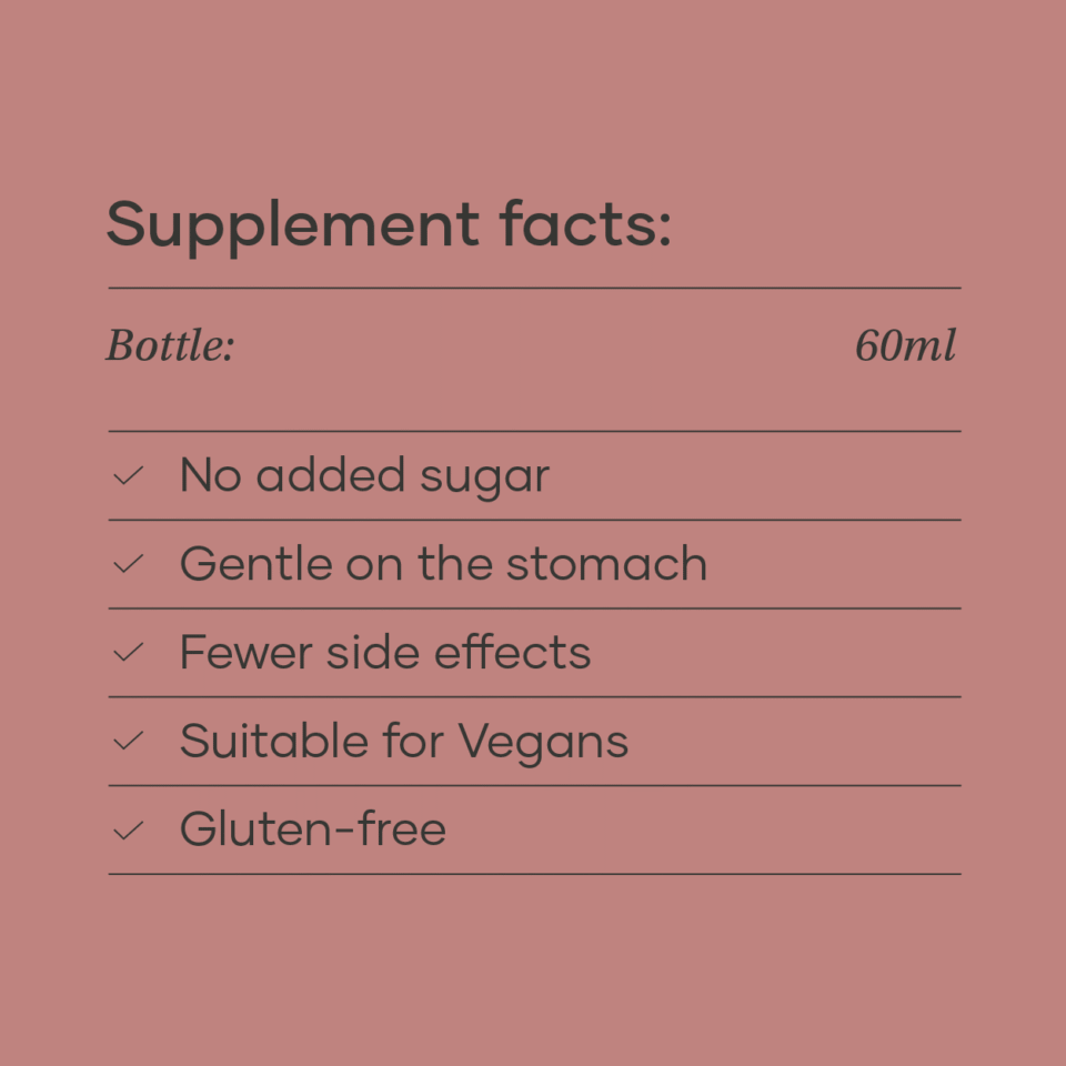 Iron Spray Phytoceutics Ingredients